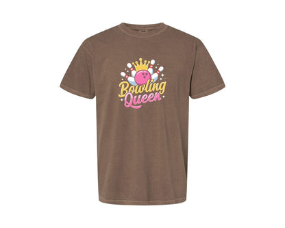 brand:Comfort Colors|color:Espresso|Bowling Graphic Graphic T-Shirt