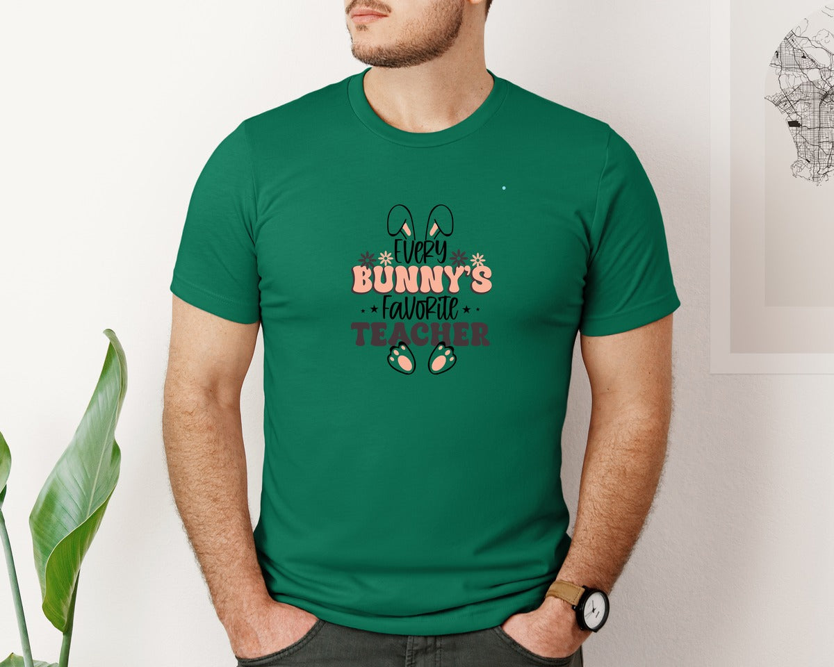 brand:Bella Canvas|color:Evergreen|Easter Day T Shirt Design 4 Graphic T-Shirt