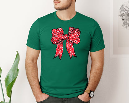 brand:Bella Canvas|color:Evergreen|Coquette Bows T Shirt Graphic T-Shirt