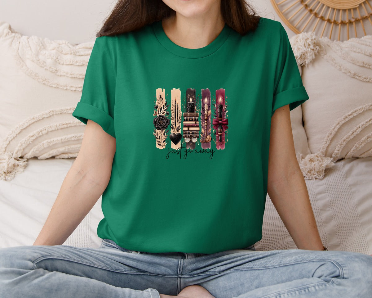 brand:Bella Canvas|color:Evergreen|Bookish Book Lover Reading Booktok 2 Graphic T-Shirt