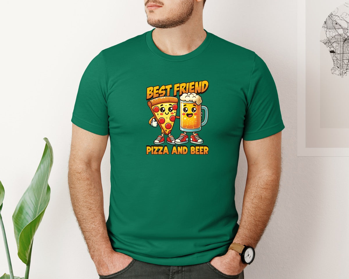 brand:Bella Canvas|color:Evergreen|Funny Beer Drinking T Shirt Design 7 Graphic T-Shirt