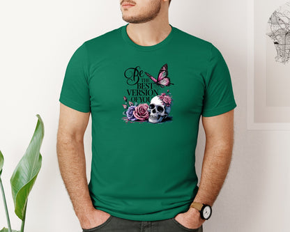 brand:Bella Canvas|color:Evergreen|Be The Best Version Of You Self Love 2 Graphic T-Shirt