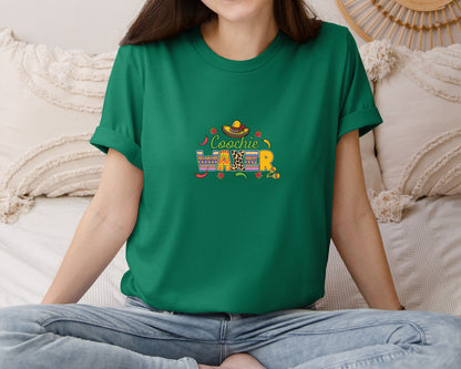 brand:Bella Canvas|color:Evergreen|Cinco De Mayo Coochie Waxer Mexico Graphic T-Shirt