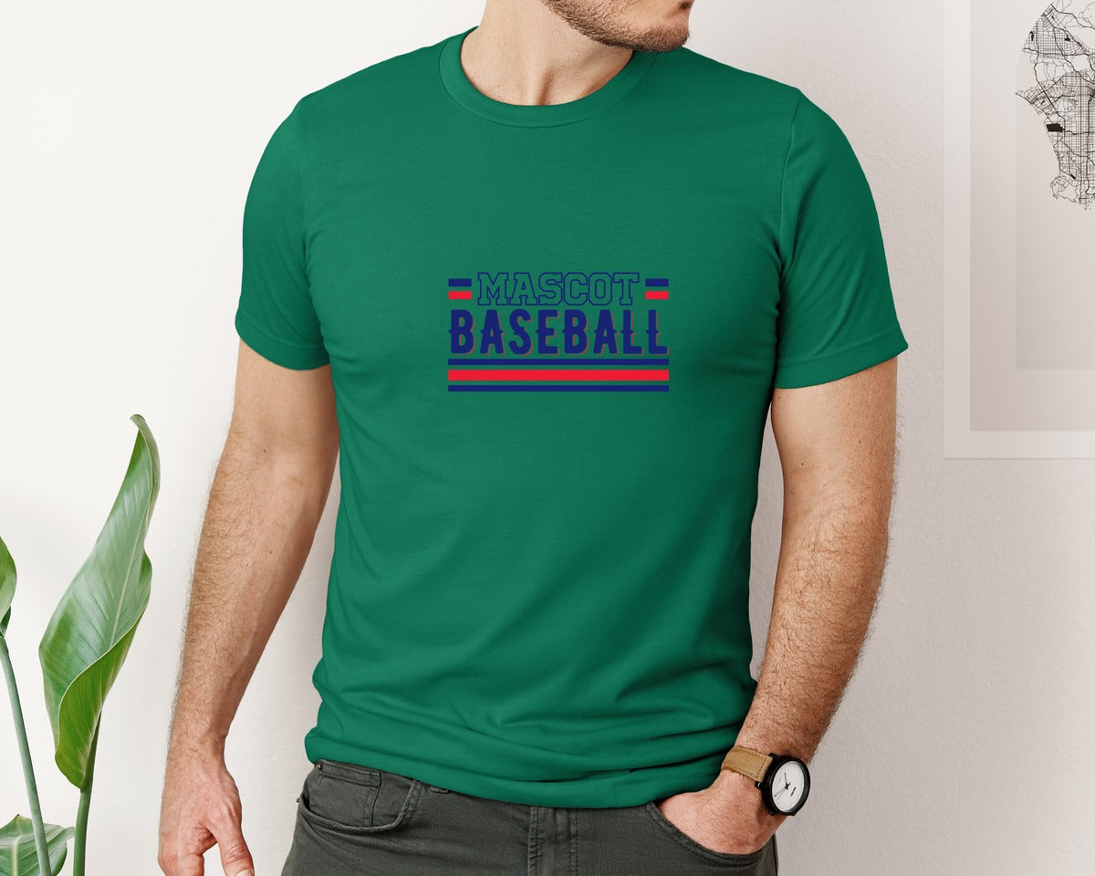 brand:Bella Canvas|color:Evergreen|Baseball Team Baseball Mom 2 Graphic T-Shirt