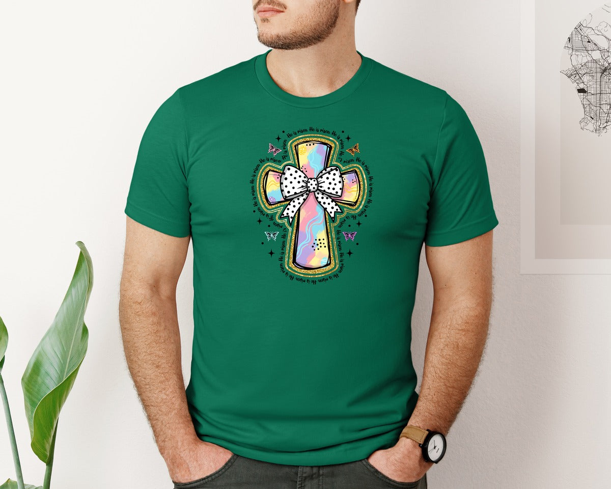 brand:Bella Canvas|color:Evergreen|Christian Easte Coquette Graphic T-Shirt