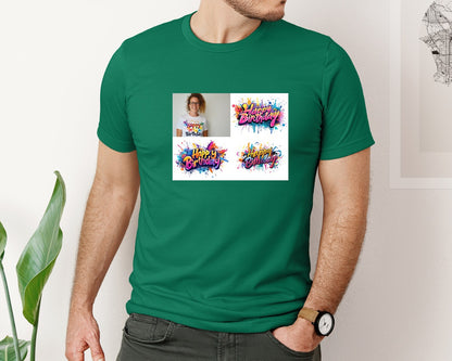 brand:Bella Canvas|color:Evergreen|Happy Birthday T Shirt Design 69 Graphic T-Shirt
