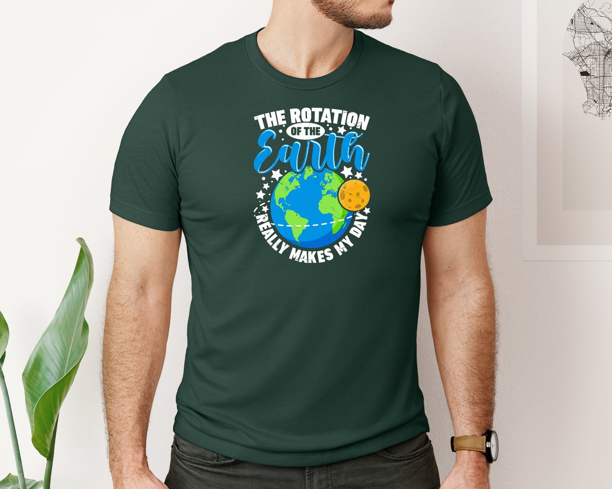 brand:Bella Canvas|color:Forest Green|Funny Earth Day T Shirt 4 Graphic T-Shirt