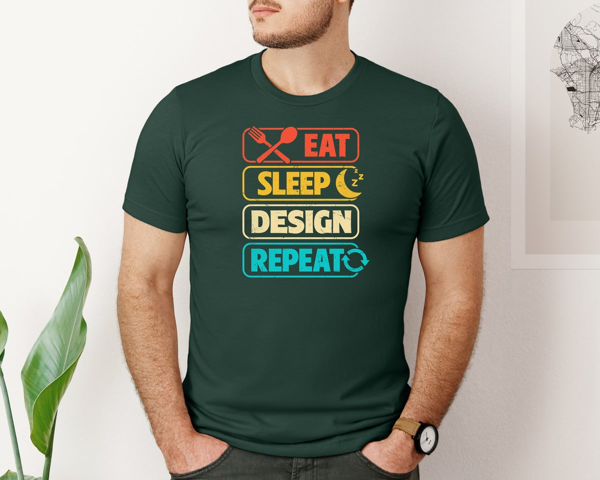 brand:Bella Canvas|color:Forest Green|Architect Architecture T Shirt Design 157 Graphic T-Shirt