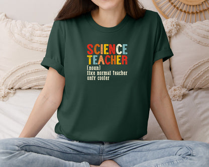 brand:Bella Canvas|color:Forest Green|Funny Science Teacher T Shirt 2 Graphic T-Shirt