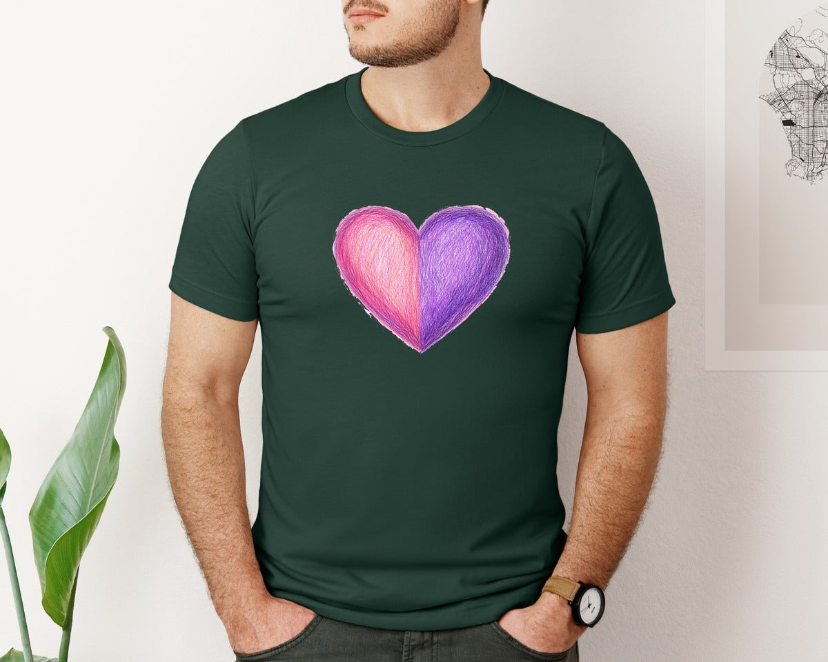 brand:Bella Canvas|color:Forest Green|Fear Not For I Am With You Pngcross Graphic T-Shirt