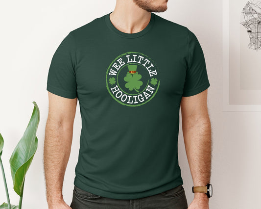 Wee Little Hooligan Funny St Patricks 2 Graphic T-Shirt
