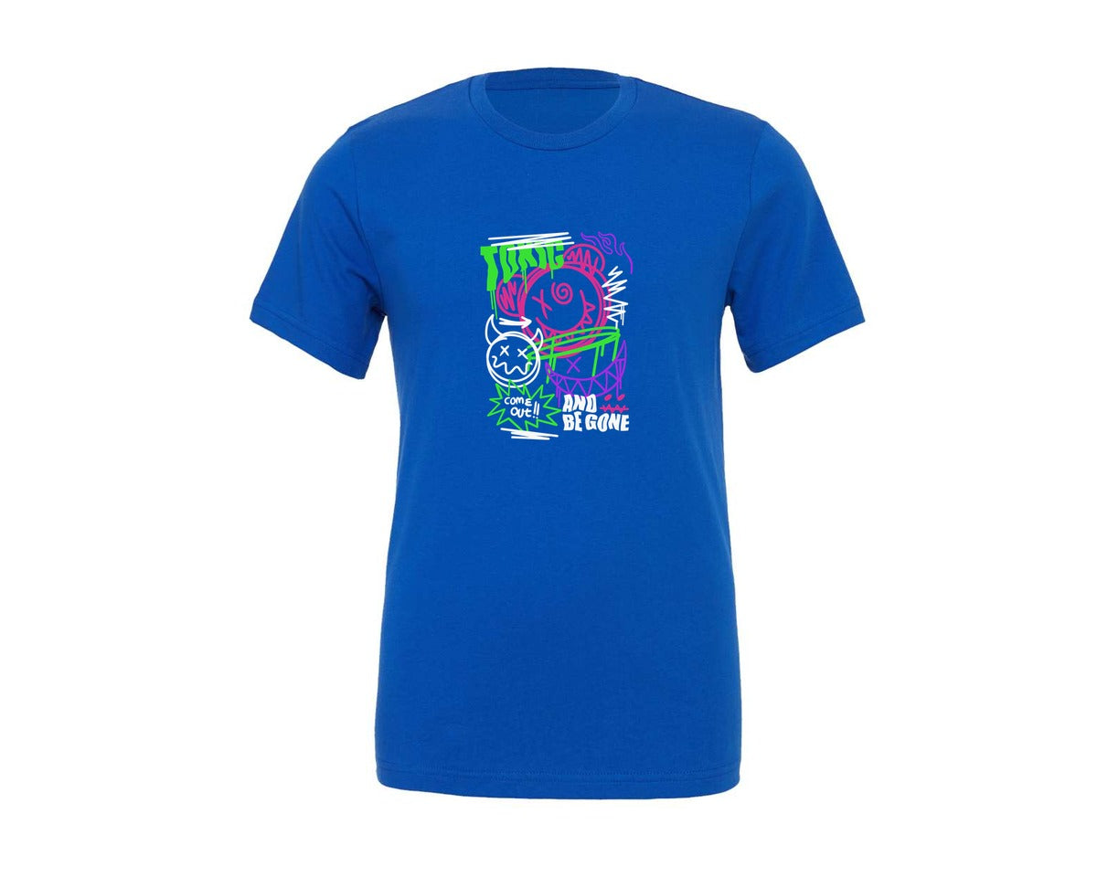brand:Generic|color:True Royal Blue|toxic-graffiti-streetwear-t-shirt-design-graphic-t-shirt