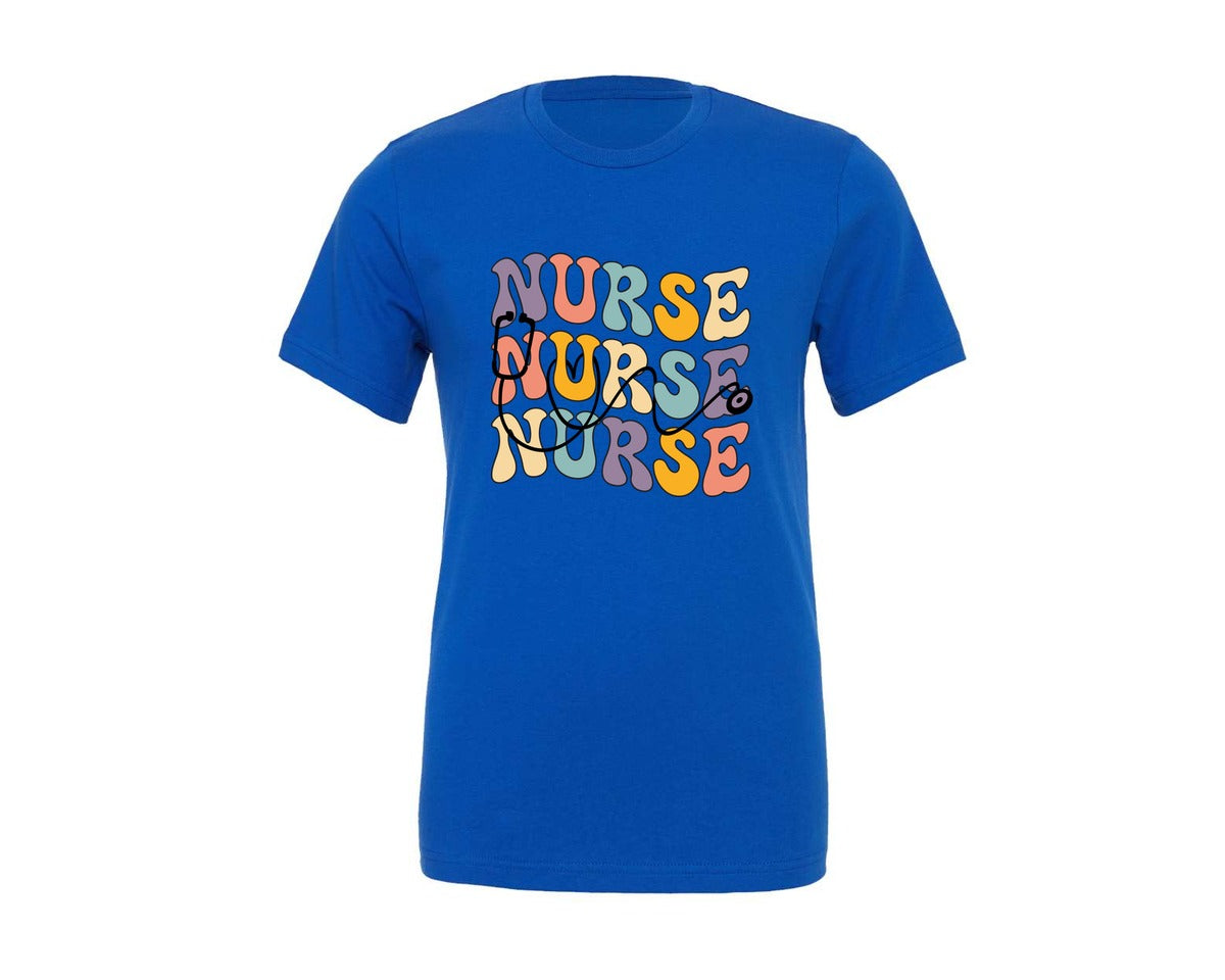 brand:Generic|color:True Royal Blue|nurse-nurse-designs-graphic-t-shirt