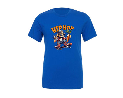 brand:Generic|color:True Royal Blue|hip-hop-easter-bunny-kids-graphic-t-shirt