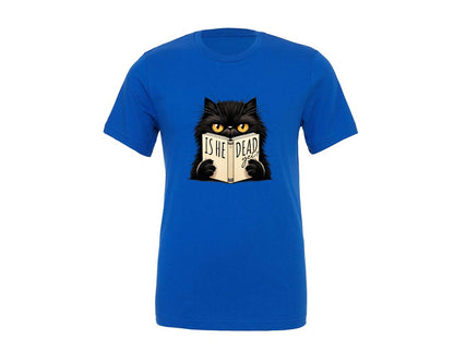 brand:Generic|color:True Royal Blue|funny-cat-lover-sarcastic-sassy-graphic-t-shirt