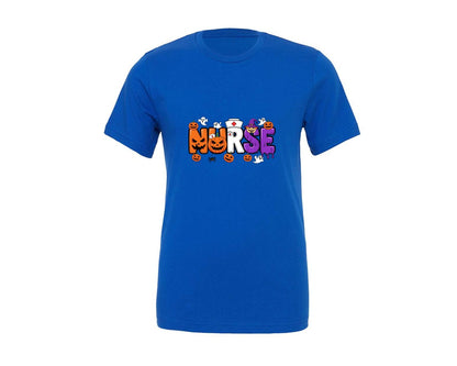 brand:Generic|color:True Royal Blue|nurse-fall-halloween-nursing-4-graphic-t-shirt