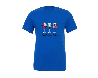 brand:Generic|color:True Royal Blue|4th-of-july-red-wine-blue-graphic-t-shirt