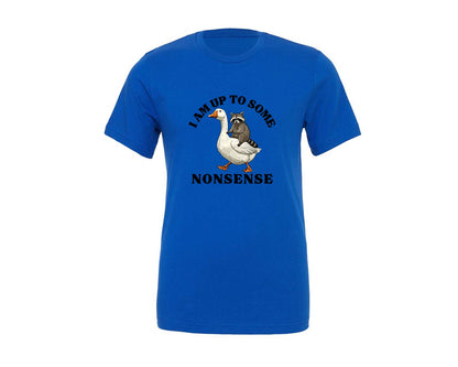 brand:Generic|color:True Royal Blue|raccoon-goose-funny-animal-sublimat-graphic-t-shirt