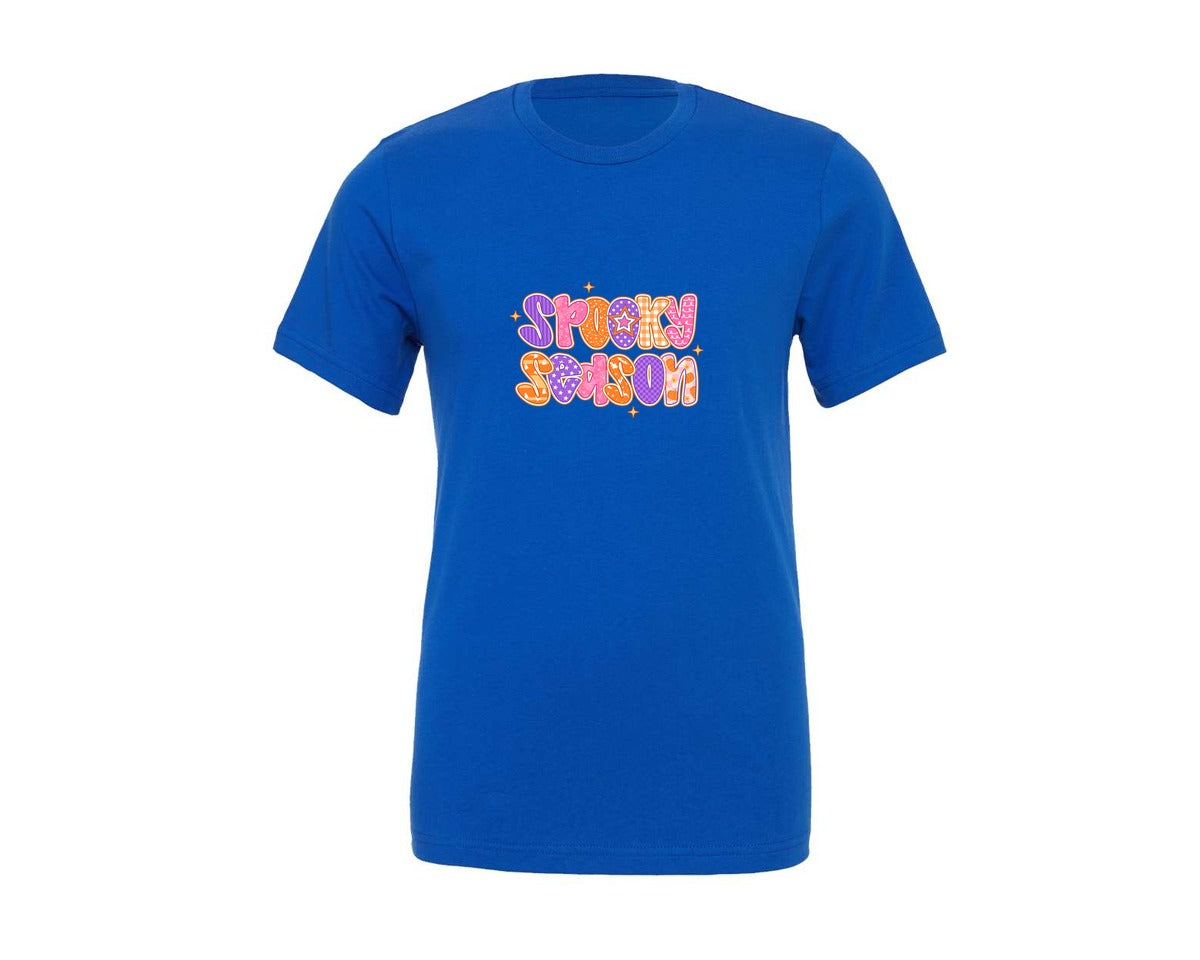 brand:Generic|color:True Royal Blue|spooky-season-halloween-14-graphic-t-shirt