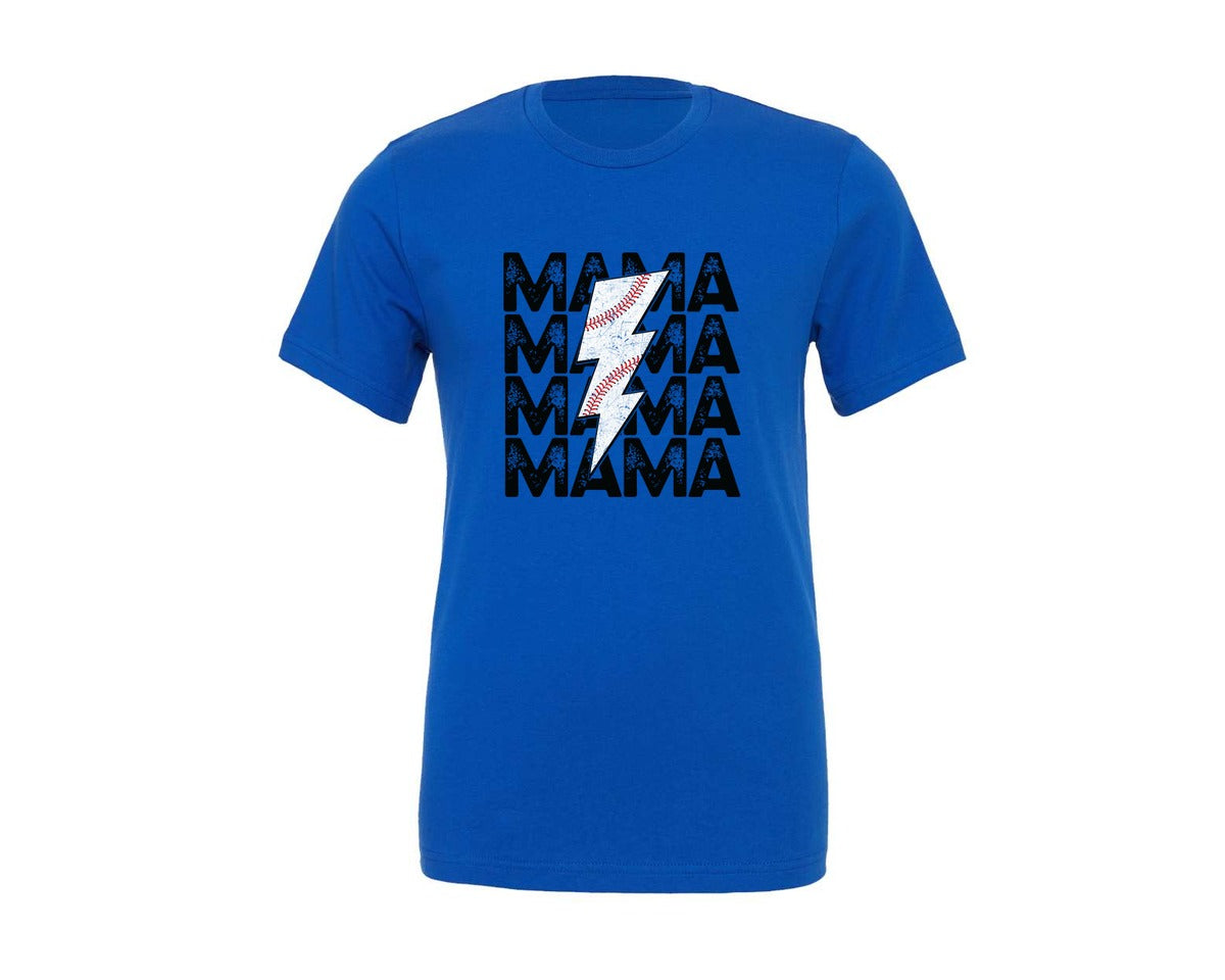 brand:Generic|color:True Royal Blue|sports-mama-mom-graphic-t-shirt