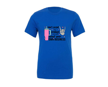 brand:Generic|color:True Royal Blue|funny-sarcastic-skeleton-12-graphic-t-shirt