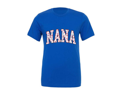 brand:Generic|color:True Royal Blue|nana-hearts-valentines-day-retro-varsity-graphic-t-shirt