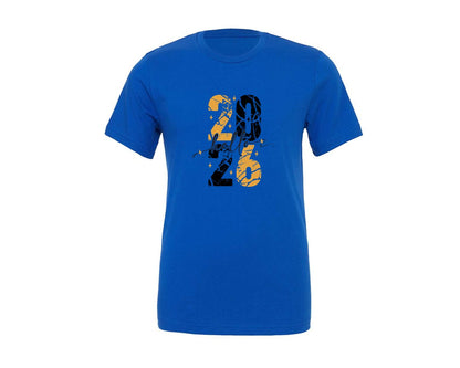 brand:Generic|color:True Royal Blue|happy-new-year-2026-hello-2026-graphic-t-shirt