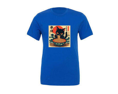 brand:Generic|color:True Royal Blue|cat-ramen-japanese-funny-t-shirt-graphic-t-shirt