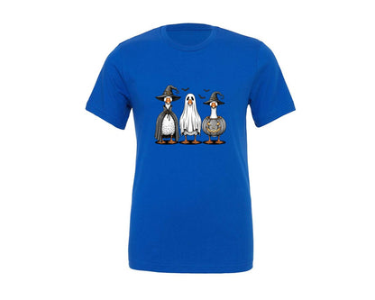brand:Generic|color:True Royal Blue|halloween-geese-spooky-goose-clipar-graphic-t-shirt