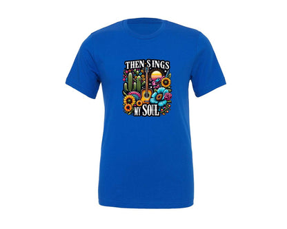 brand:Generic|color:True Royal Blue|western-christian-design-graphic-t-shirt