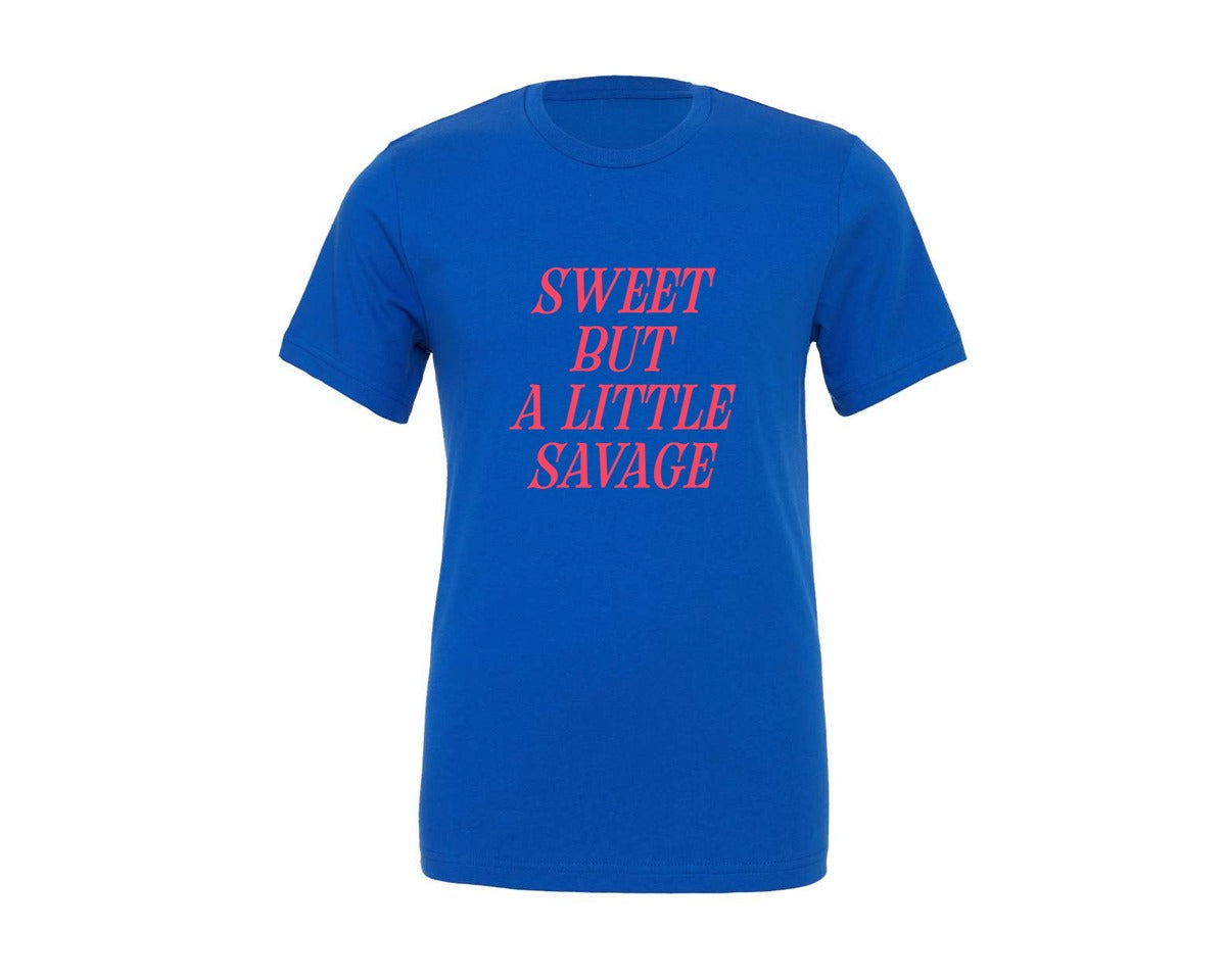 brand:Generic|color:True Royal Blue|sassy-girl-quotes-graphic-t-shirt