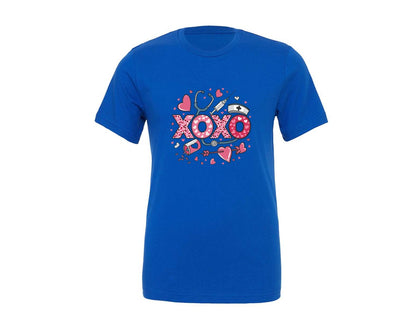 brand:Generic|color:True Royal Blue|nurse-xoxo-valentine-nurse-sub-graphic-t-shirt