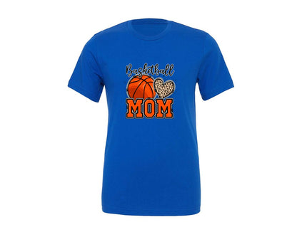 brand:Generic|color:True Royal Blue|basketball-mom-design-graphic-t-shirt
