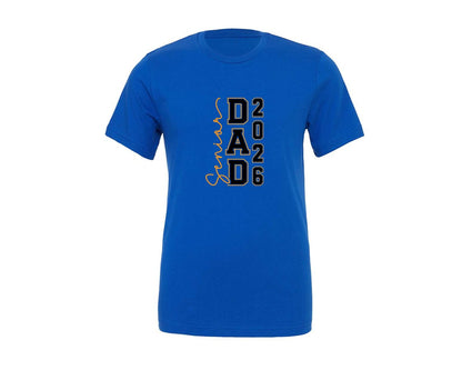brand:Generic|color:True Royal Blue|senior-dad-2026-graduation-2-graphic-t-shirt