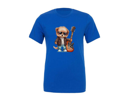 brand:Generic|color:True Royal Blue|rocknroll-puppy-graphic-t-shirt