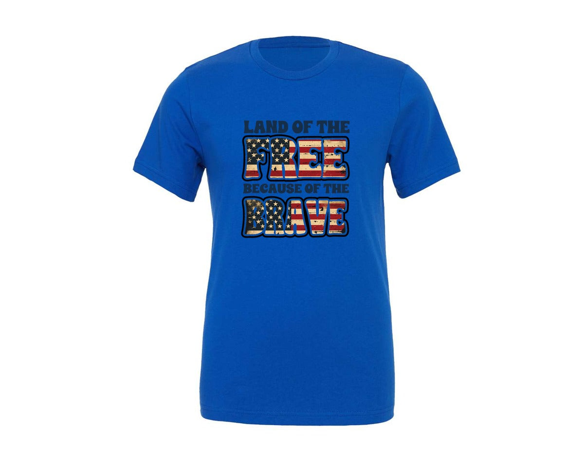 brand:Generic|color:True Royal Blue|memorial-day-american-flag-sublimat-graphic-t-shirt