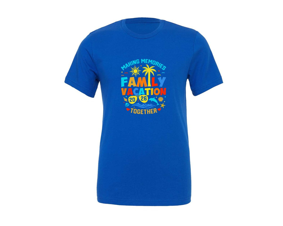 brand:Generic|color:True Royal Blue|family-cruise-vacation-2026-summer-trip-graphic-t-shirt