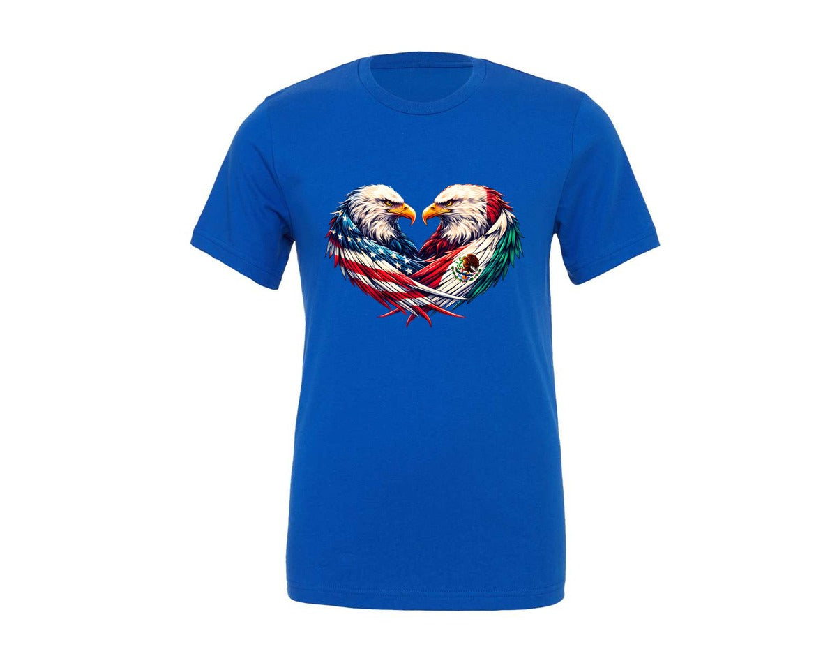 brand:Generic|color:True Royal Blue|usa-mexico-eagles-cinco-de-mayo-mexican-graphic-t-shirt