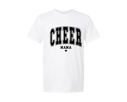 brand:Generic|color:White|cheer-mama-sports-mom-graphic-t-shirt