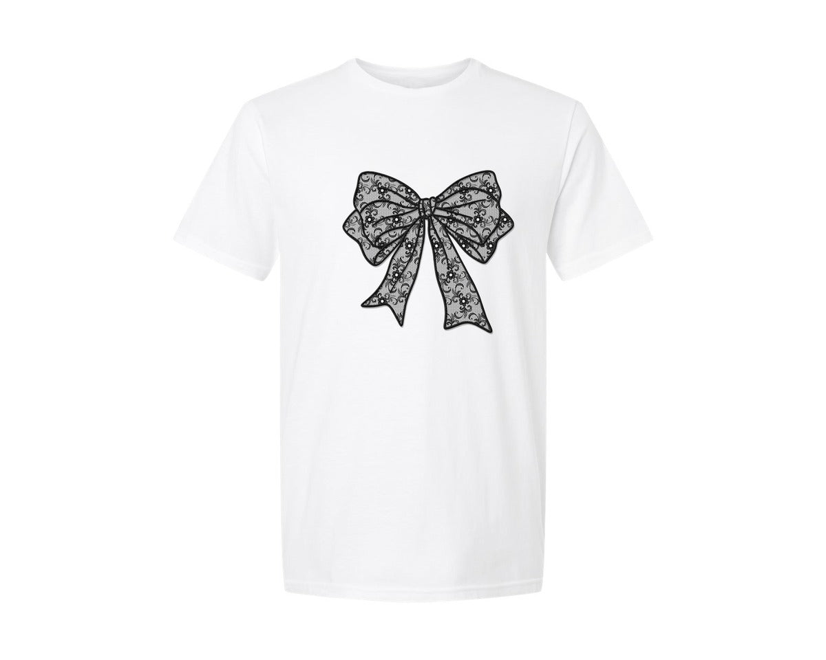 brand:Generic|color:White|black-lace-easter-graphic-t-shirt