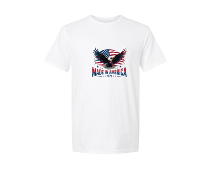 brand:Generic|color:White|made-in-america-eagle-4th-of-july-graphic-t-shirt