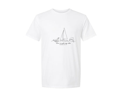 brand:Generic|color:White|jesus-line-art-christian-summer-graphic-t-shirt