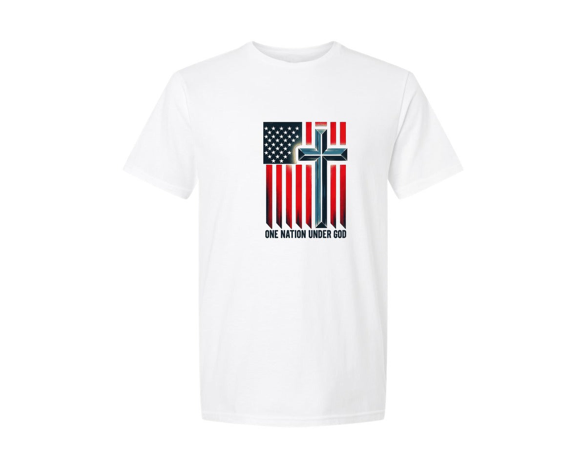 brand:Generic|color:White|veteran-american-flag-god-usa-design-graphic-t-shirt