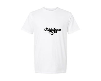 brand:Generic|color:White|bitchalicious-sassy-shirt-design-graphic-t-shirt