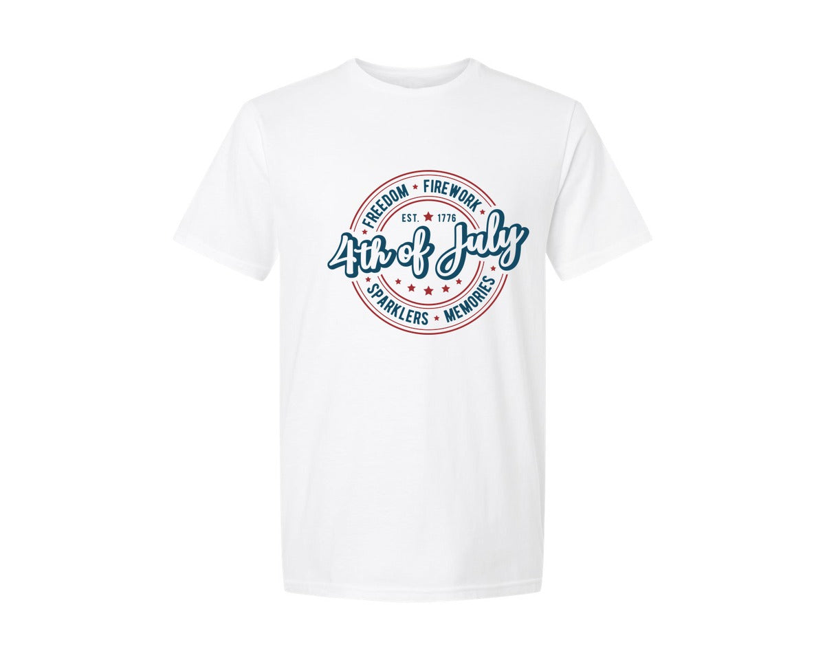 brand:Generic|color:White|4th-of-july-fireworks-america-graphic-t-shirt