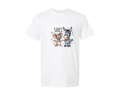 brand:Generic|color:White|funny-sarcastic-donkey-graphic-t-shirt