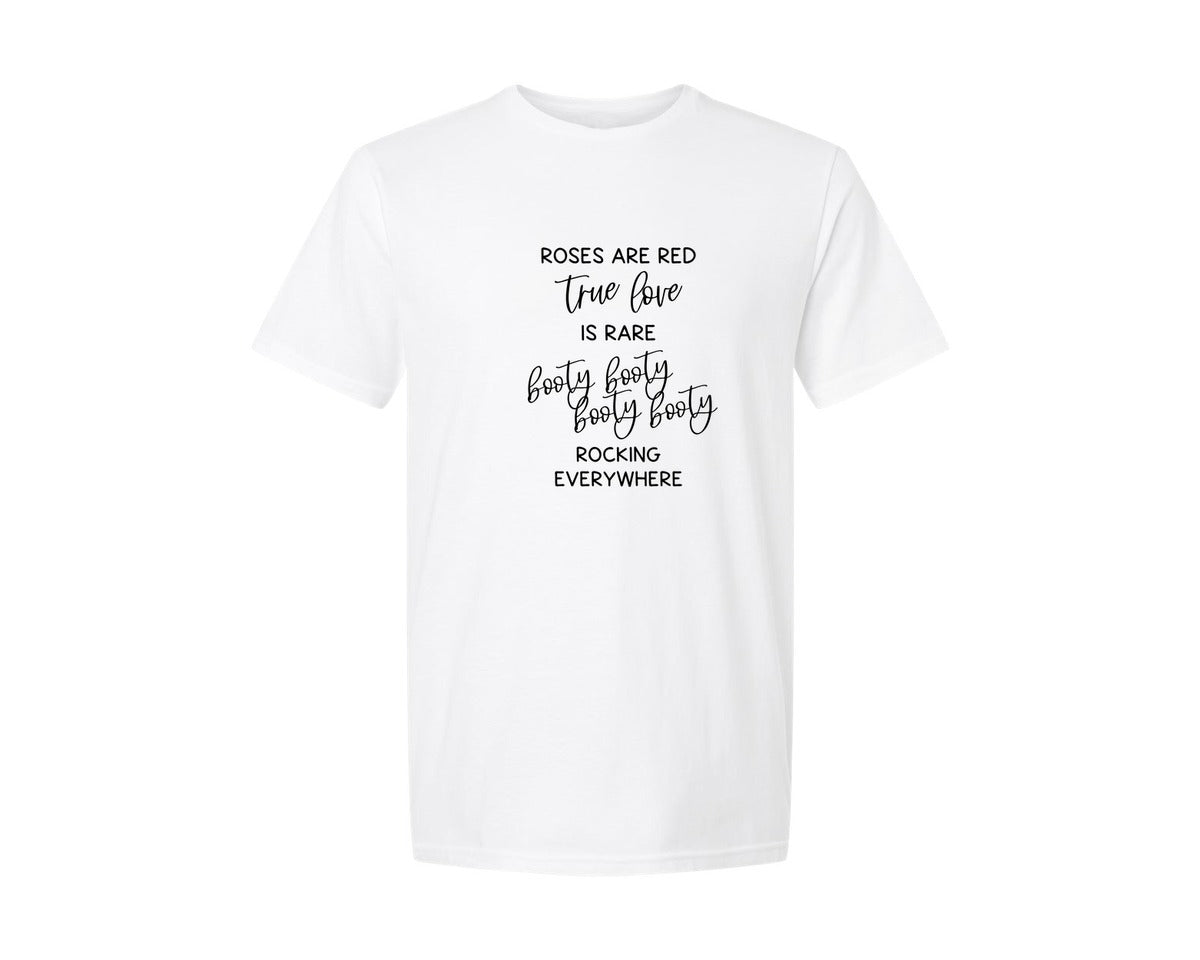 brand:Generic|color:White|roses-are-red-funny-valentines-day-graphic-t-shirt