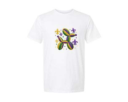 brand:Generic|color:White|latch-hook-mardi-gras-louisiana-graphic-t-shirt