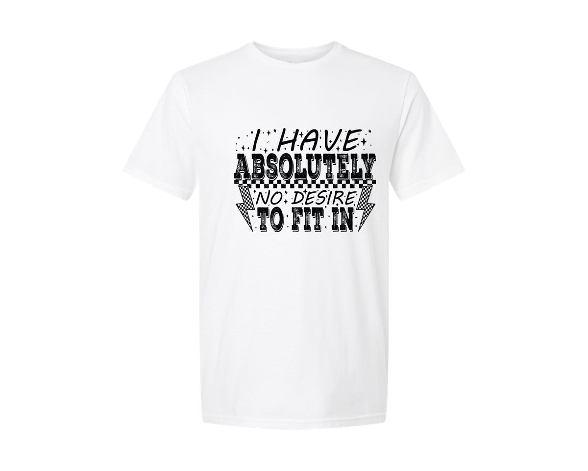 brand:Generic|color:White|trendy-snarky-absolutely-no-desire-to-graphic-t-shirt