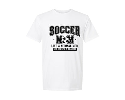 brand:Generic|color:White|soccer-mom-loud-and-proud-mama-graphic-t-shirt
